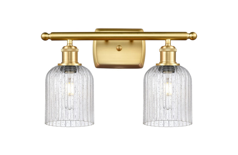 Innovations 516-2W-SG-G559-5SDY Two Light Bath Vanity, Satin Gold