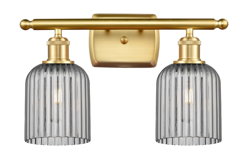 Innovations 516-2W-SG-G559-5SM Two Light Bath Vanity, Satin Gold