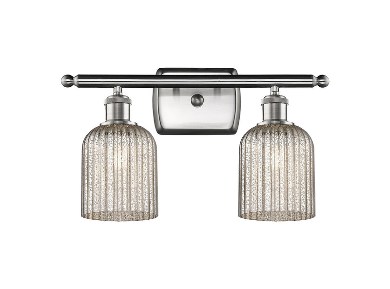 Innovations 516-2W-SN-G559-5ME Two Light Bath Vanity, Brushed Satin Nickel