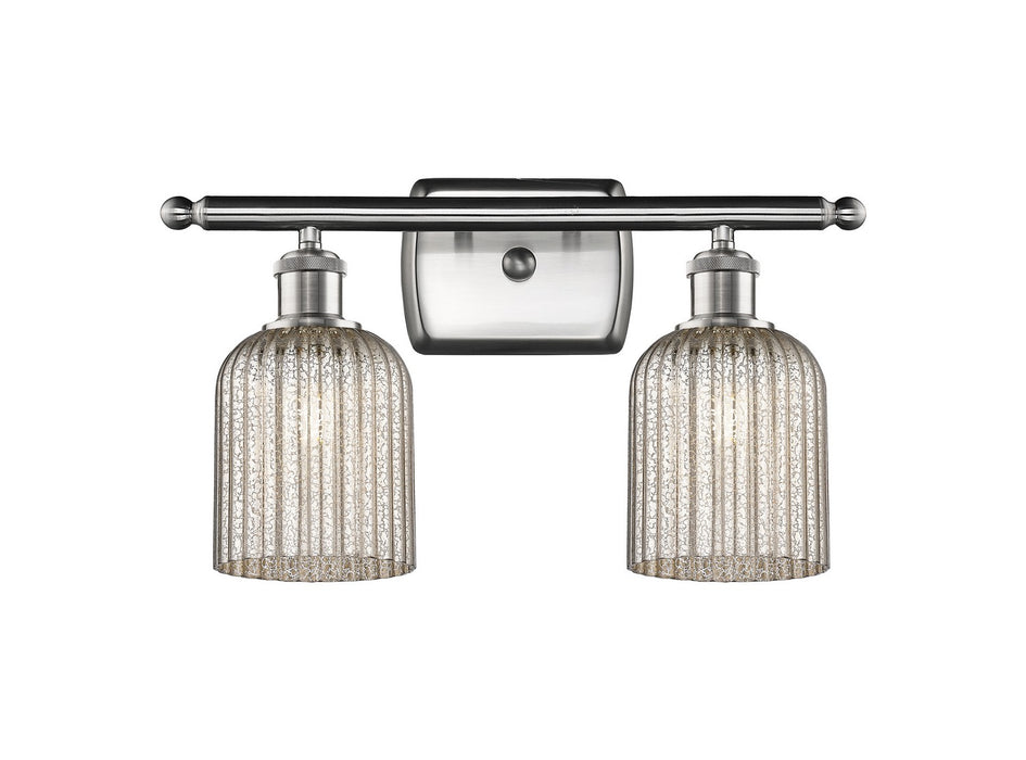 Innovations 516-2W-SN-G559-5ME Two Light Bath Vanity, Brushed Satin Nickel