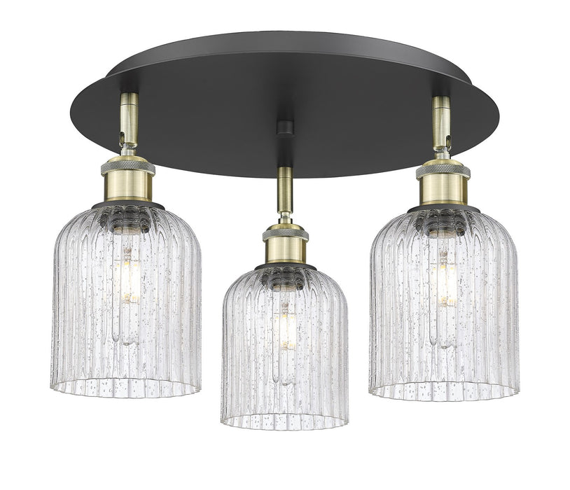 Innovations 516-3C-BAB-G559-5SDY Three Light Flush Mount, Black Antique Brass