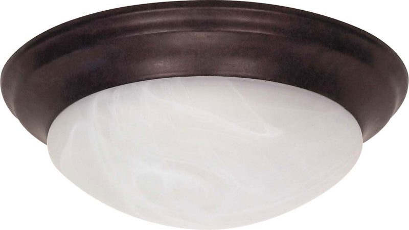 Nuvo Lighting 60-281 Two Light Flush Mount, Old Bronze