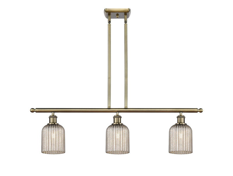 Innovations 516-3I-AB-G559-5ME Three Light Island Pendant, Antique Brass