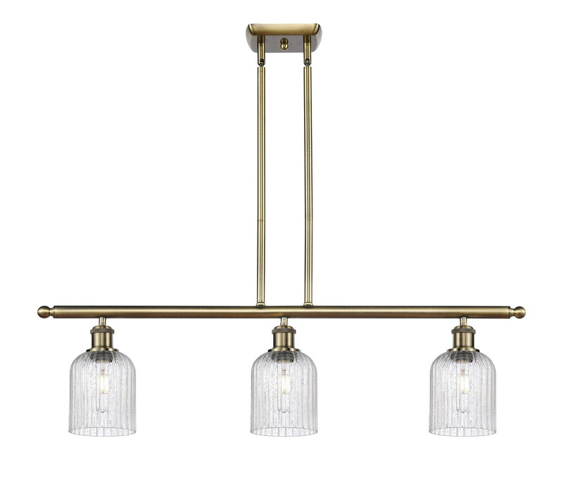 Innovations 516-3I-AB-G559-5SDY Three Light Island Pendant, Antique Brass