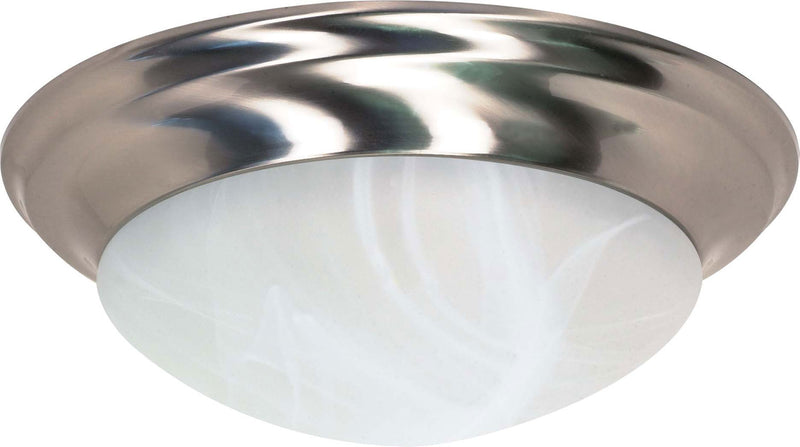 Nuvo Lighting 60-285 Three Light Flush Mount, Brushed Nickel
