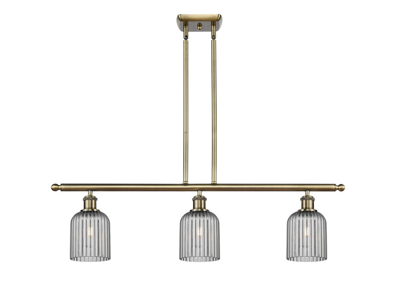 Innovations 516-3I-AB-G559-5SM Three Light Island Pendant, Antique Brass