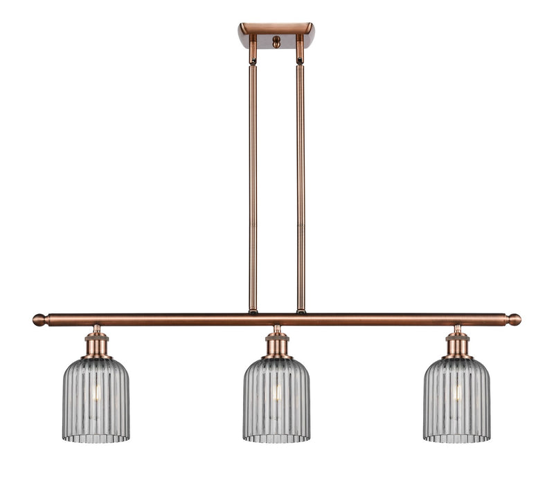 Innovations 516-3I-AC-G559-5SM Three Light Island Pendant, Antique Copper