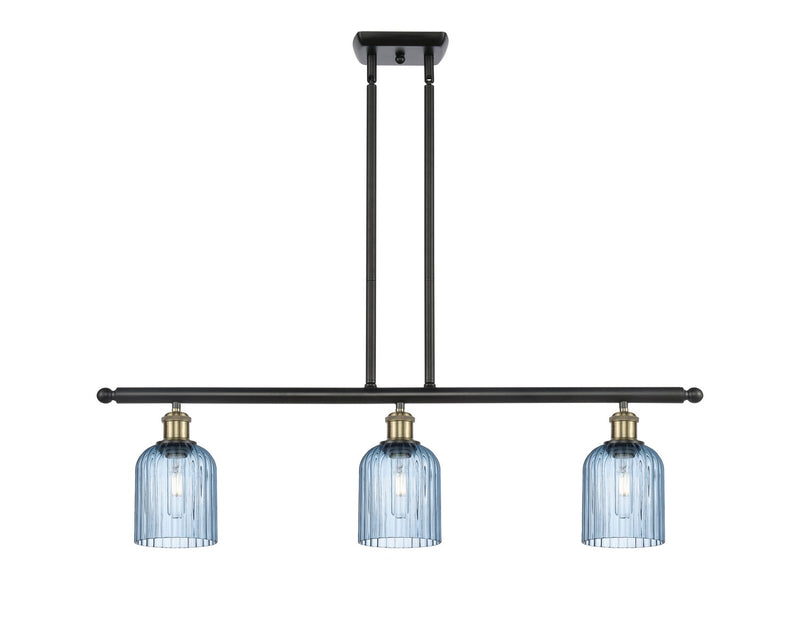Innovations 516-3I-BAB-G559-5BL Three Light Island Pendant, Black Antique Brass