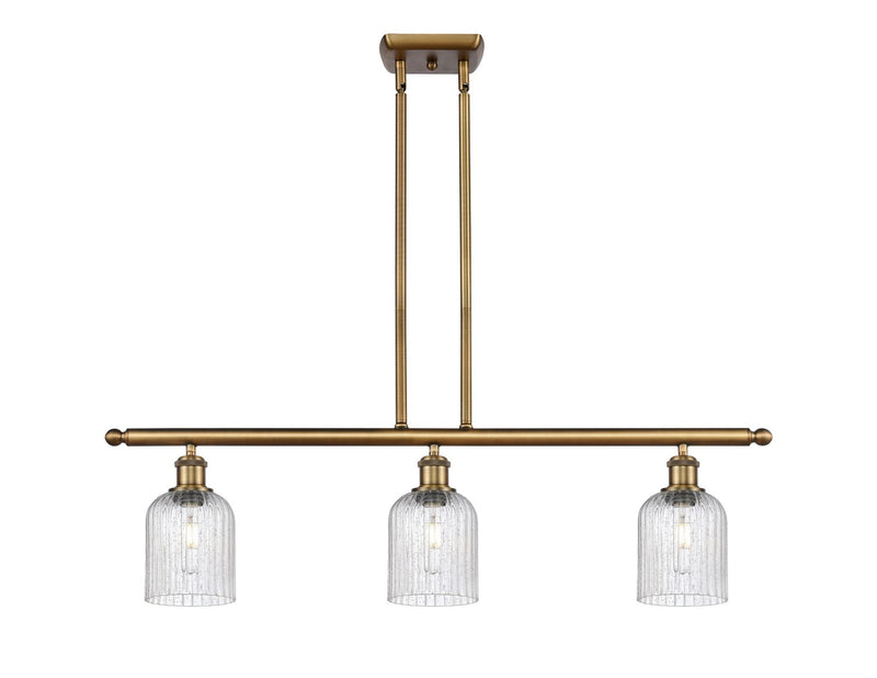 Innovations 516-3I-BB-G559-5SDY Three Light Island Pendant, Brushed Brass
