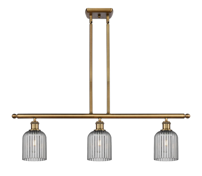 Innovations 516-3I-BB-G559-5SM Three Light Island Pendant, Brushed Brass