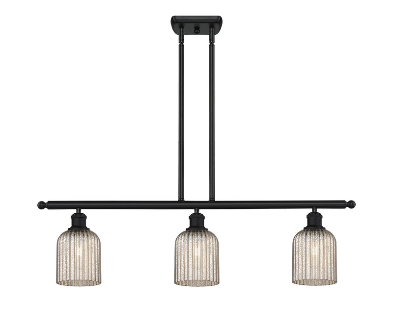 Innovations 516-3I-BK-G559-5ME Three Light Island Pendant, Matte Black