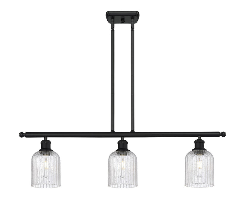 Innovations 516-3I-BK-G559-5SDY Three Light Island Pendant, Matte Black