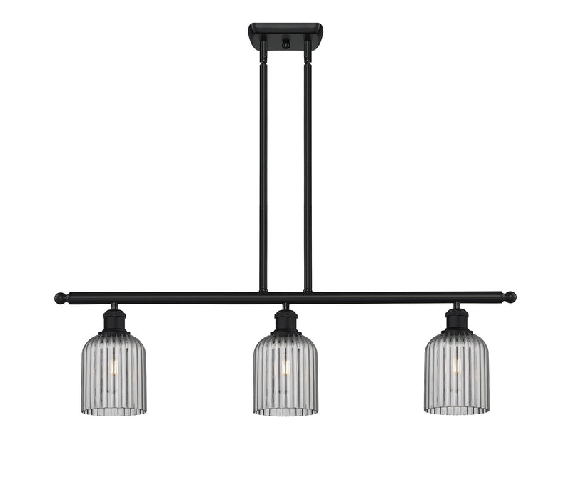 Innovations 516-3I-BK-G559-5SM Three Light Island Pendant, Matte Black