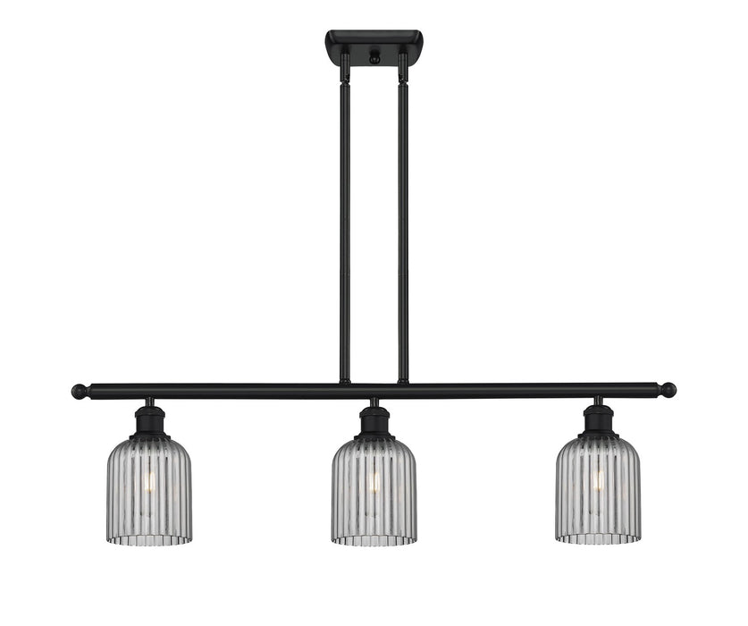 Innovations 516-3I-BK-G559-5SM Three Light Island Pendant, Matte Black