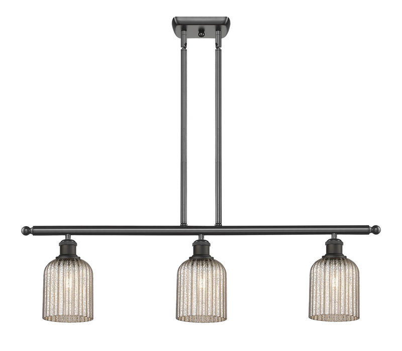 Innovations 516-3I-OB-G559-5ME Three Light Island Pendant, Oil Rubbed Bronze