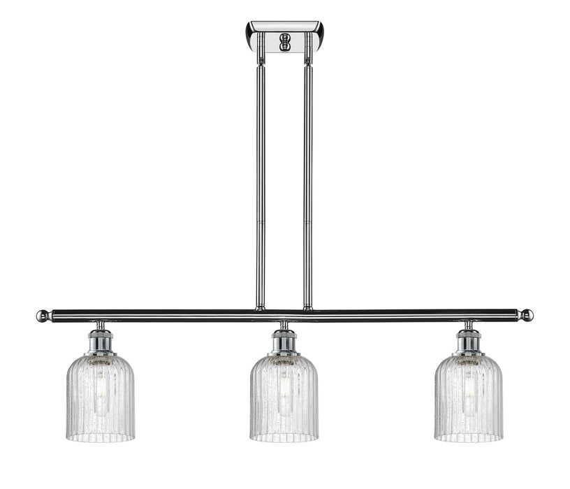 Innovations 516-3I-PC-G559-5SDY Three Light Island Pendant, Polished Chrome