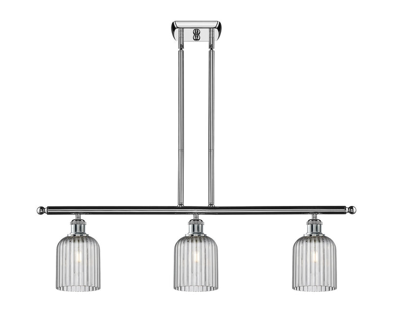 Innovations 516-3I-PC-G559-5SM Three Light Island Pendant, Polished Chrome