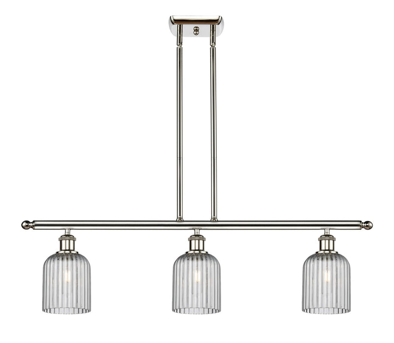 Innovations 516-3I-PN-G559-5SM Three Light Island Pendant, Polished Nickel