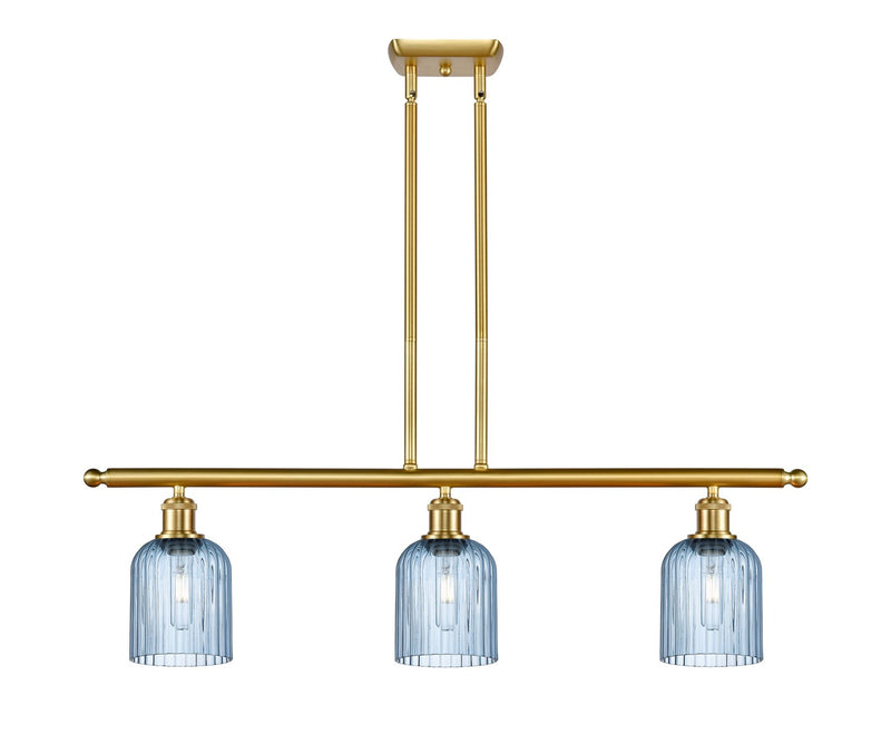 Innovations 516-3I-SG-G559-5BL Three Light Island Pendant, Satin Gold