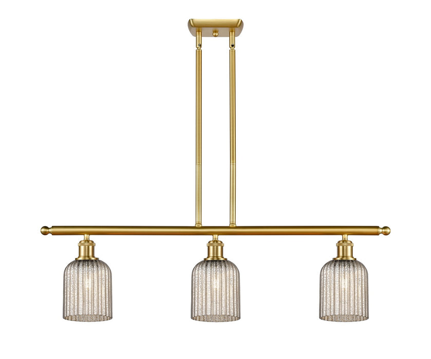 Innovations 516-3I-SG-G559-5ME Three Light Island Pendant, Satin Gold