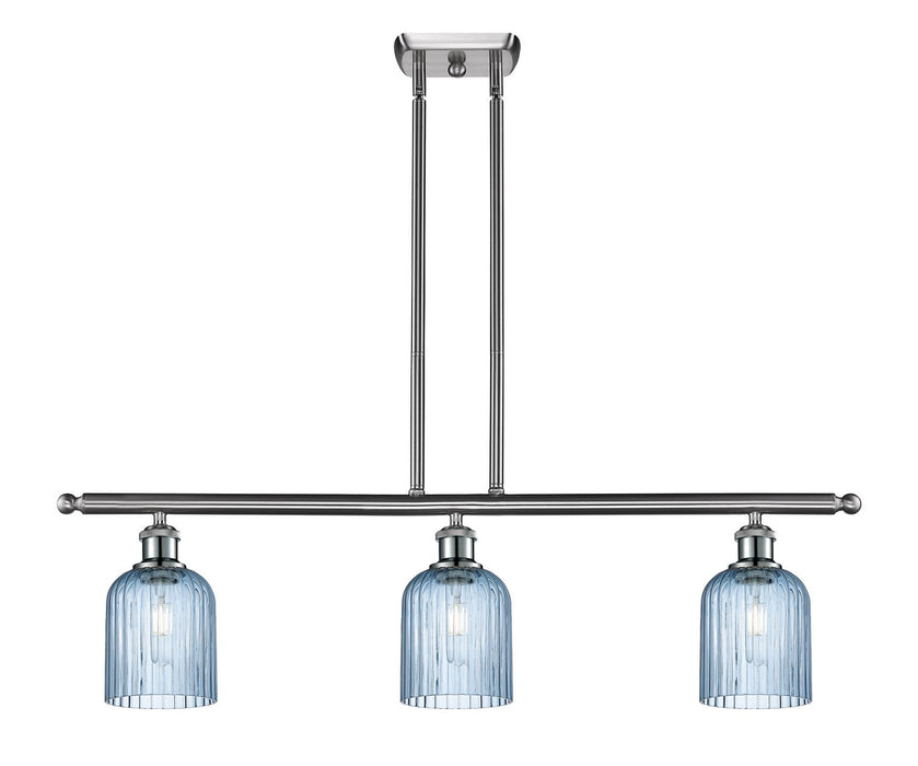 Innovations 516-3I-SN-G559-5BL Three Light Island Pendant, Brushed Satin Nickel