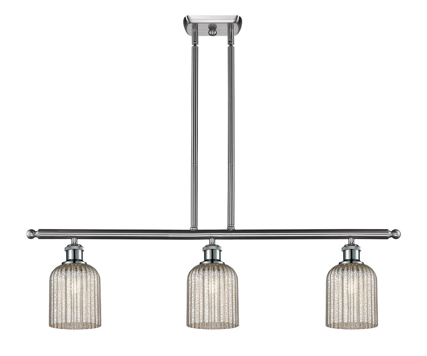 Innovations 516-3I-SN-G559-5ME Three Light Island Pendant, Brushed Satin Nickel