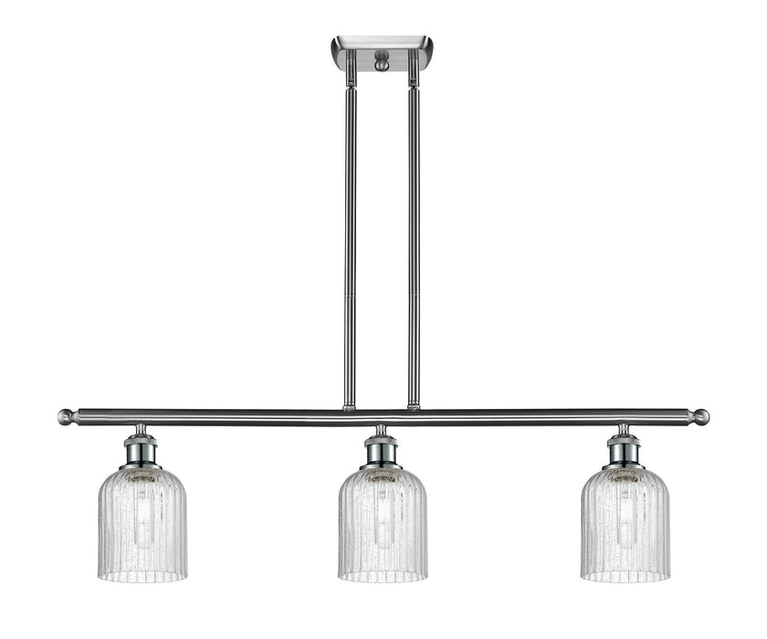 Innovations 516-3I-SN-G559-5SDY Three Light Island Pendant, Brushed Satin Nickel