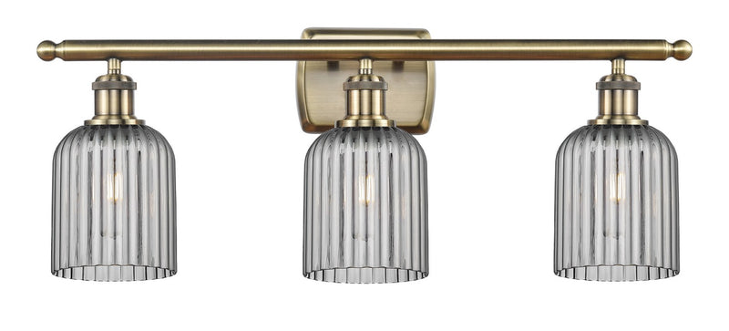 Innovations 516-3W-AB-G559-5SM Three Light Bath Vanity, Antique Brass