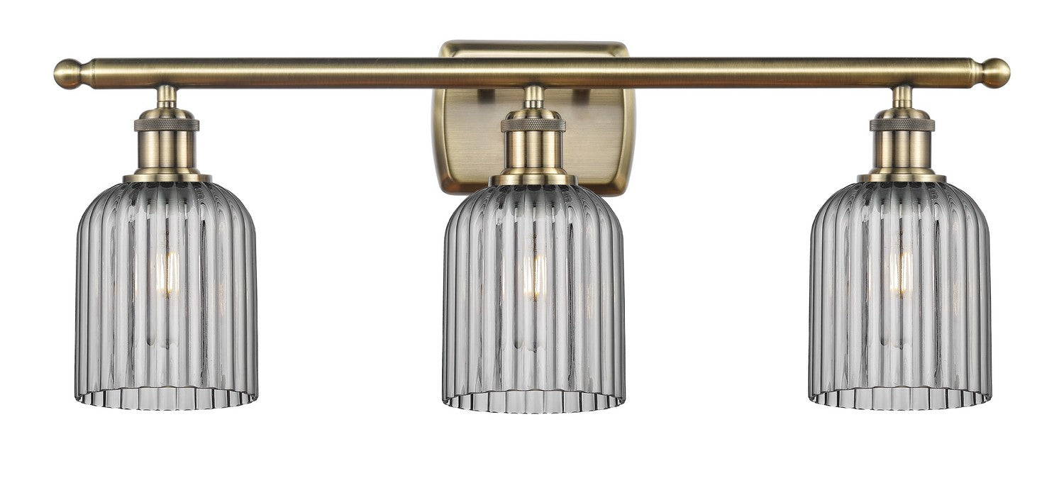 Innovations 516-3W-AB-G559-5SM Three Light Bath Vanity, Antique Brass