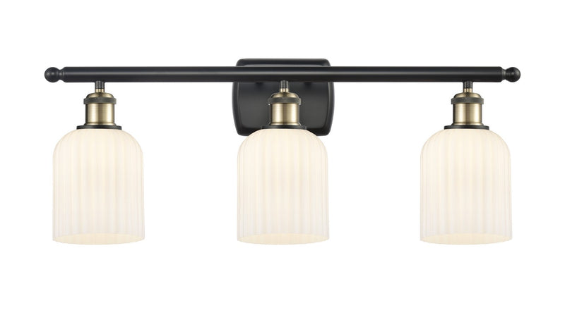 Innovations 516-3W-BAB-G559-5GWH Three Light Bath Vanity, Black Antique Brass