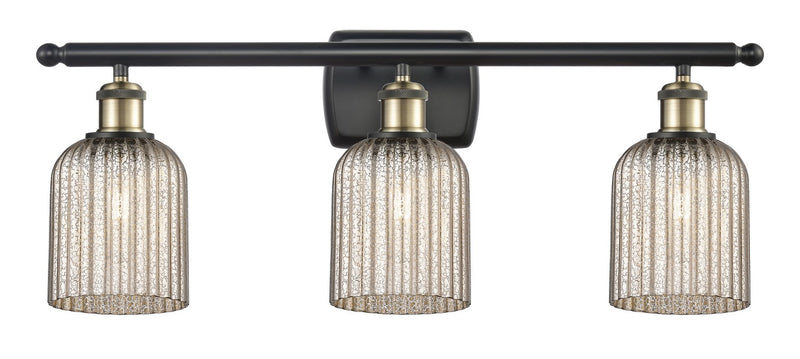 Innovations 516-3W-BAB-G559-5ME Three Light Bath Vanity, Black Antique Brass