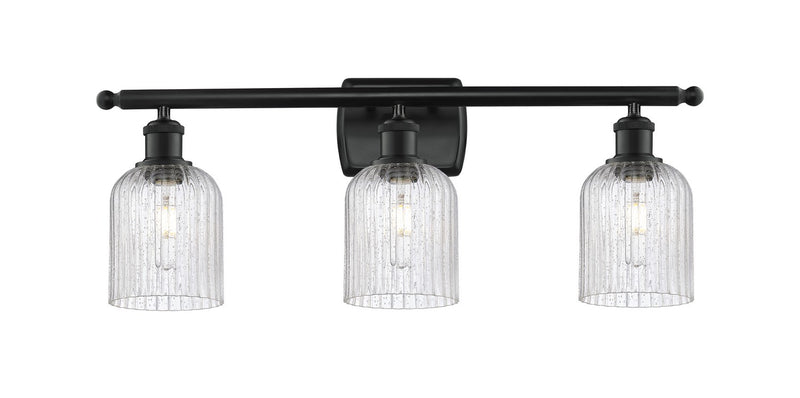 Innovations 516-3W-BK-G559-5SDY Three Light Bath Vanity, Matte Black
