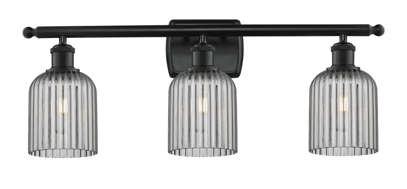 Innovations 516-3W-BK-G559-5SM Three Light Bath Vanity, Matte Black