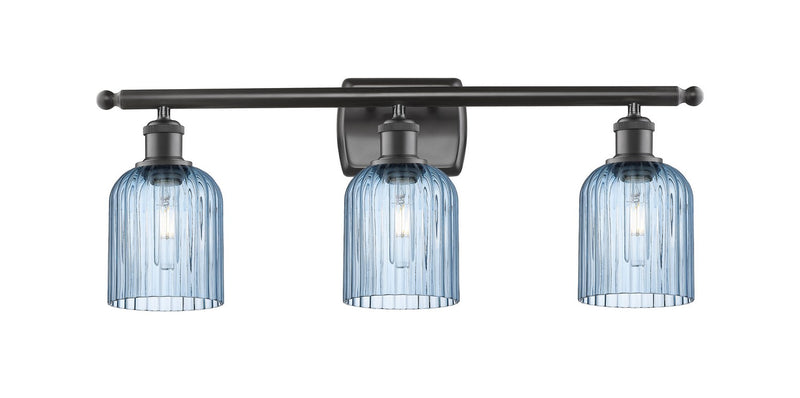 Innovations 516-3W-OB-G559-5BL Three Light Bath Vanity, Oil Rubbed Bronze