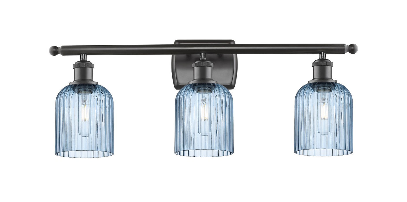 Innovations 516-3W-OB-G559-5BL Three Light Bath Vanity, Oil Rubbed Bronze