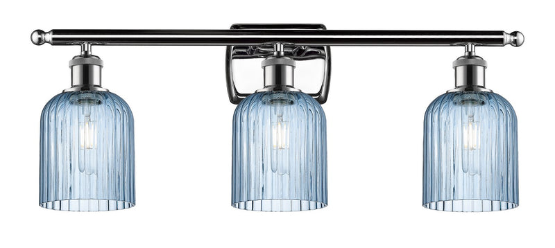 Innovations 516-3W-PC-G559-5BL Three Light Bath Vanity, Polished Chrome
