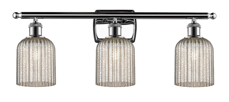 Innovations 516-3W-PC-G559-5ME Three Light Bath Vanity, Polished Chrome