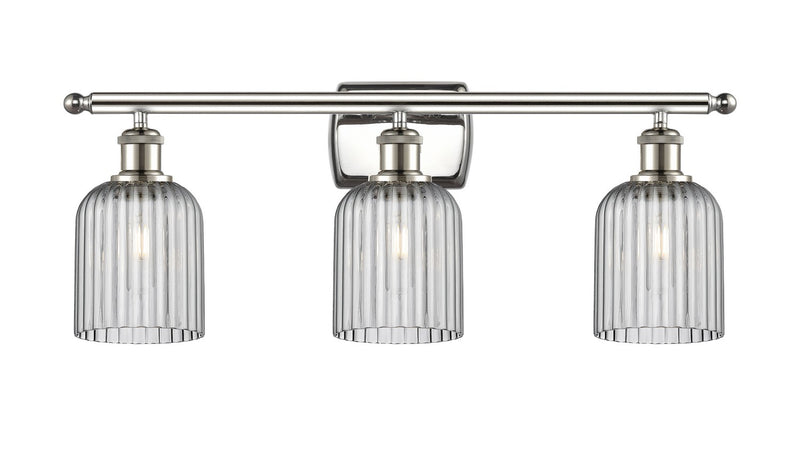 Innovations 516-3W-PN-G559-5SM Three Light Bath Vanity, Polished Nickel