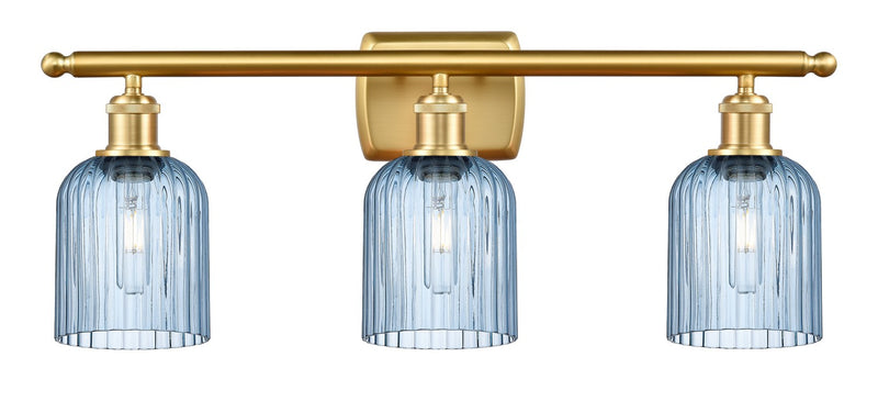 Innovations 516-3W-SG-G559-5BL Three Light Bath Vanity, Satin Gold