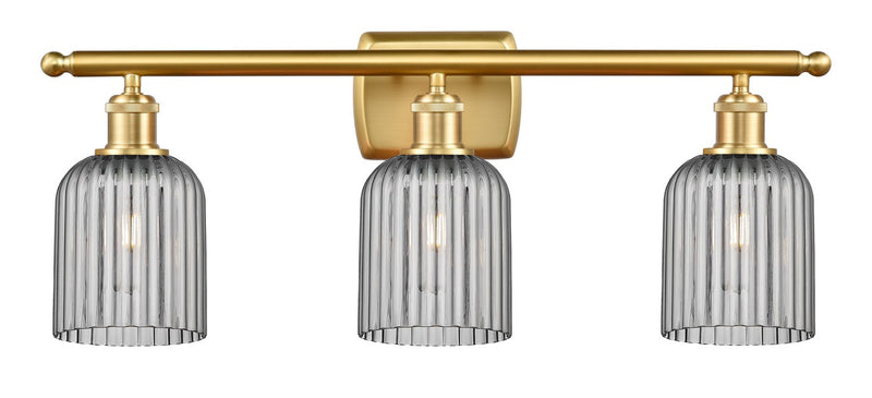 Innovations 516-3W-SG-G559-5SM Three Light Bath Vanity, Satin Gold
