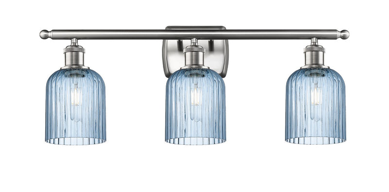 Innovations 516-3W-SN-G559-5BL Three Light Bath Vanity, Brushed Satin Nickel