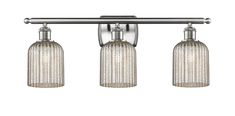 Innovations 516-3W-SN-G559-5ME Three Light Bath Vanity, Brushed Satin Nickel