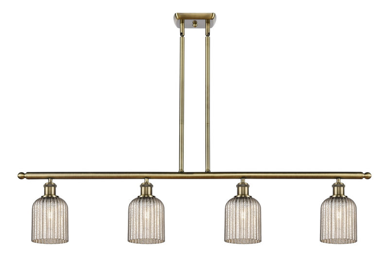 Innovations 516-4I-AB-G559-5ME Four Light Island Pendant, Antique Brass