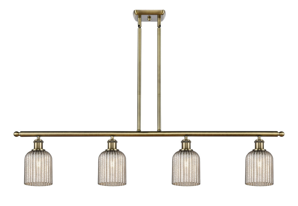 Innovations 516-4I-AB-G559-5ME Four Light Island Pendant, Antique Brass