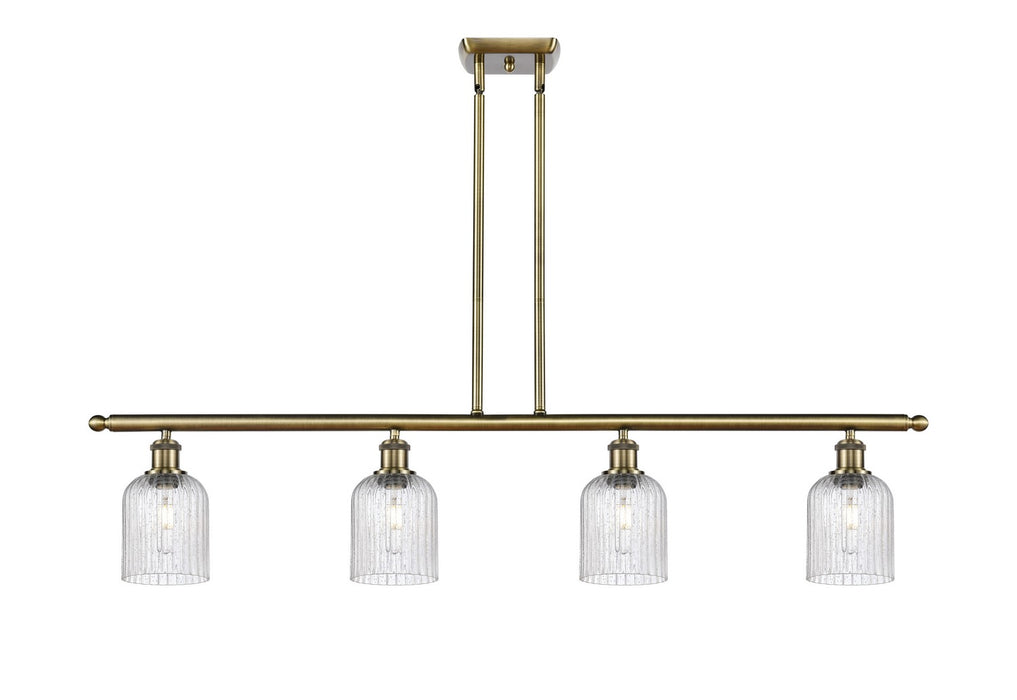 Innovations 516-4I-AB-G559-5SDY Four Light Island Pendant, Antique Brass