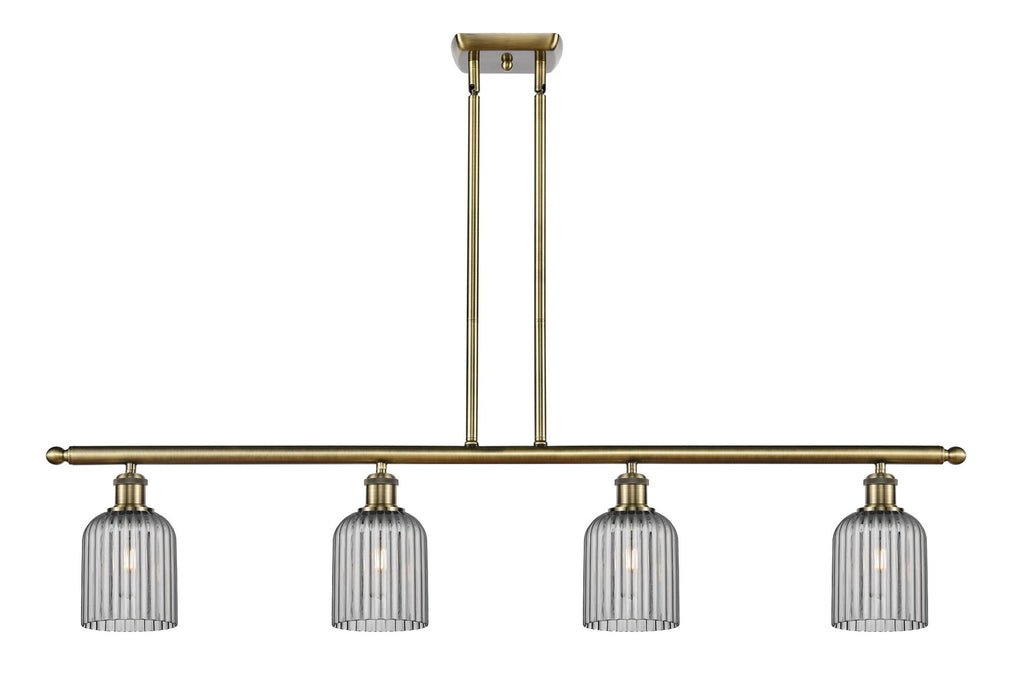 Innovations 516-4I-AB-G559-5SM Four Light Island Pendant, Antique Brass