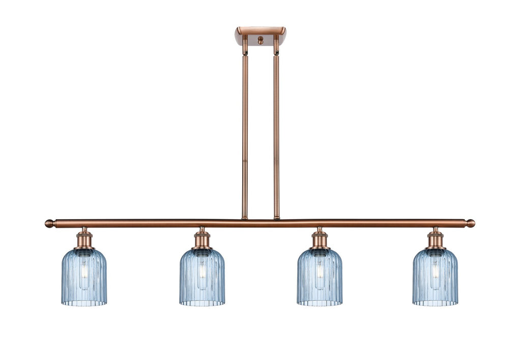 Innovations 516-4I-AC-G559-5BL Four Light Island Pendant, Antique Copper