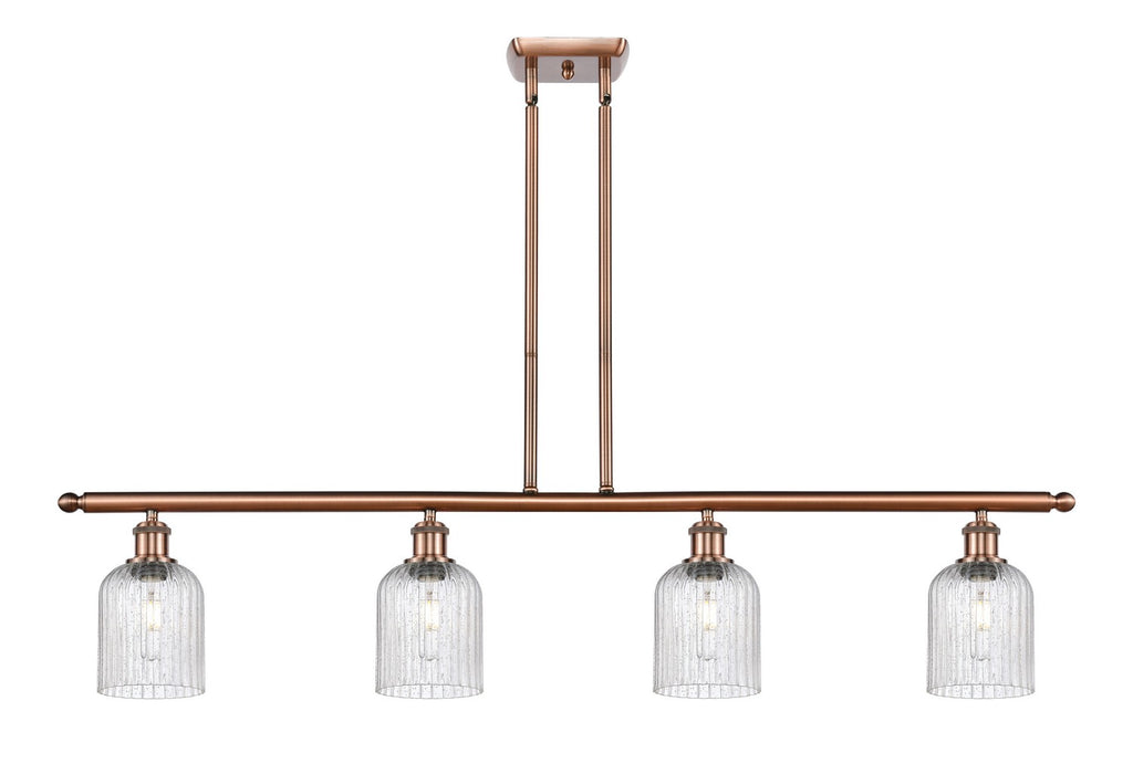 Innovations 516-4I-AC-G559-5SDY Four Light Island Pendant, Antique Copper