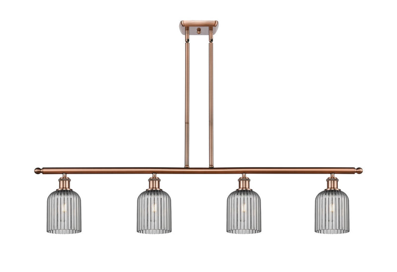 Innovations 516-4I-AC-G559-5SM Four Light Island Pendant, Antique Copper