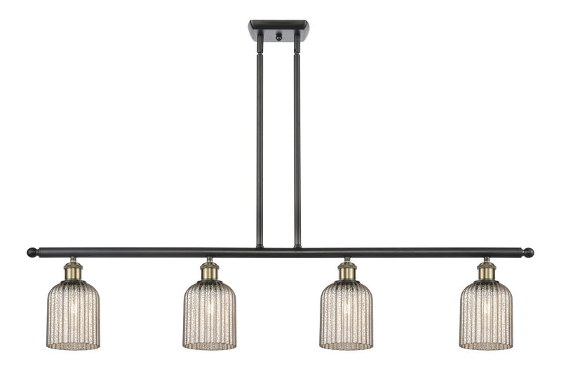 Innovations 516-4I-BAB-G559-5ME Four Light Island Pendant, Black Antique Brass